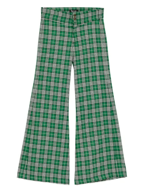 BLAKLACE checkered trousers