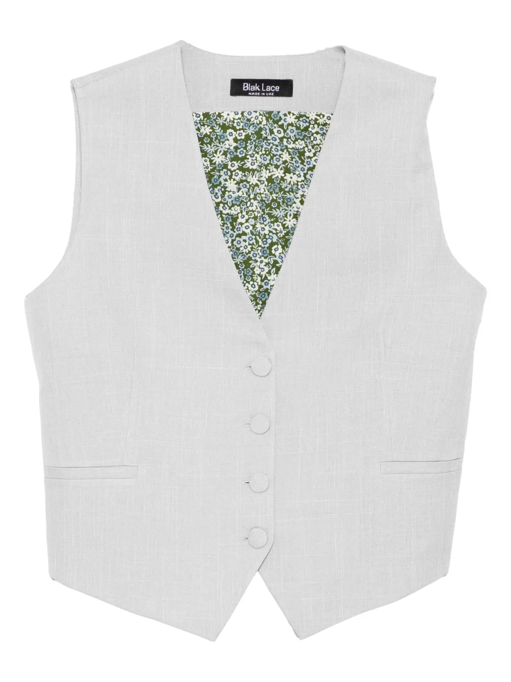 BLAKLACE Gilet con scollo a V - Grigio