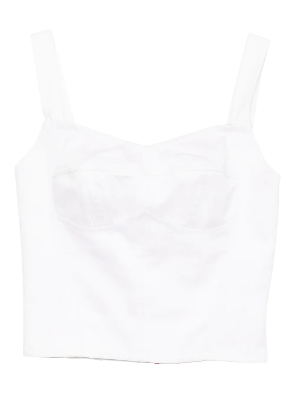 BLAKLACE Top con inserti - Bianco