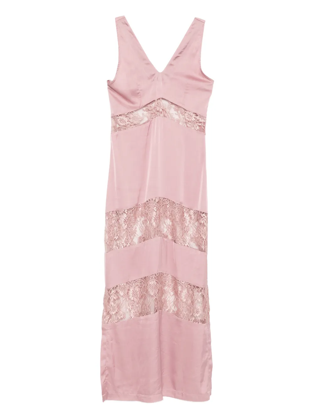 Blaklace Lace Panel Dress In Pink