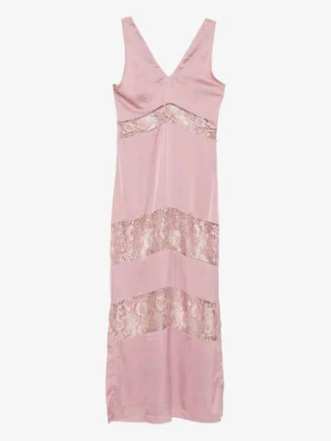 BLAKLACE lace panel dress