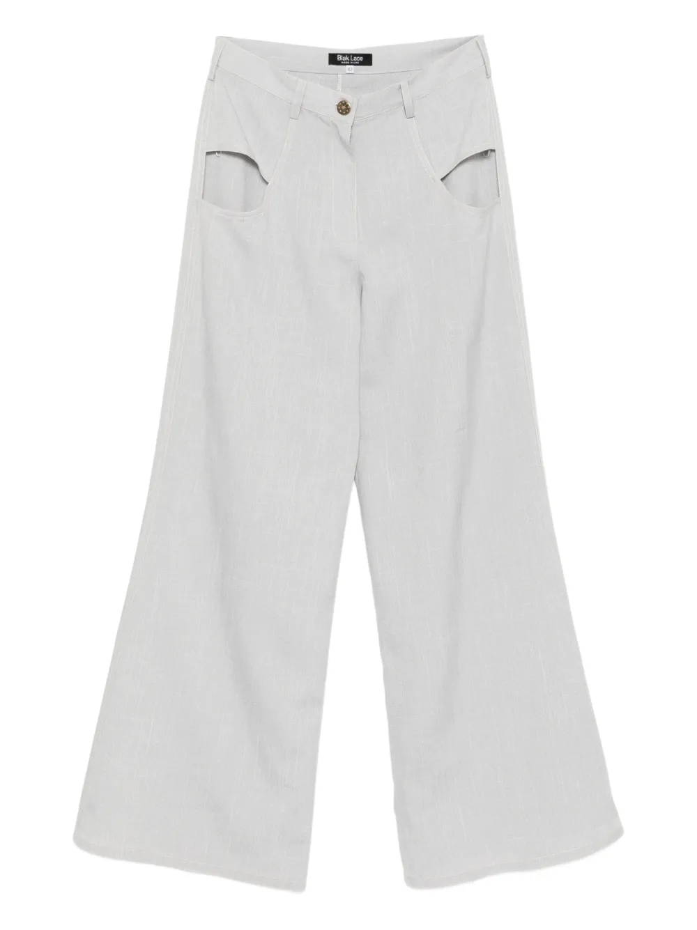 Blaklace Cutout Trousers In Gray