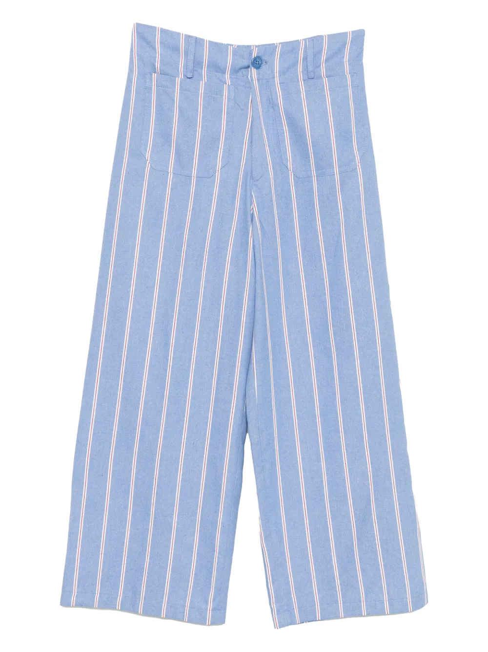 Blaklace Striped Trousers In Blue