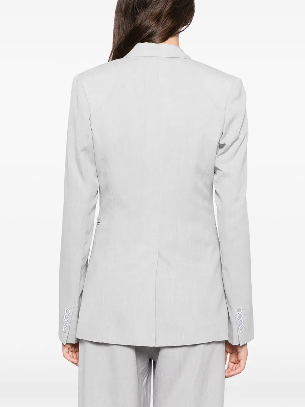 Blaklace Single-breasted Blazer In Gray