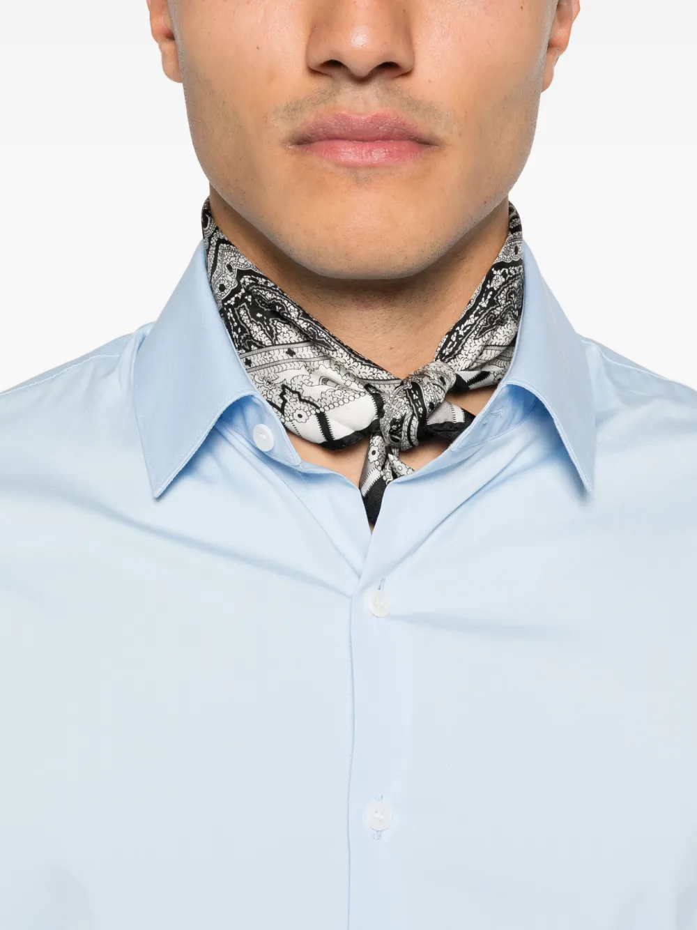 SANDRO Overhemd met lange mouwen Blauw
