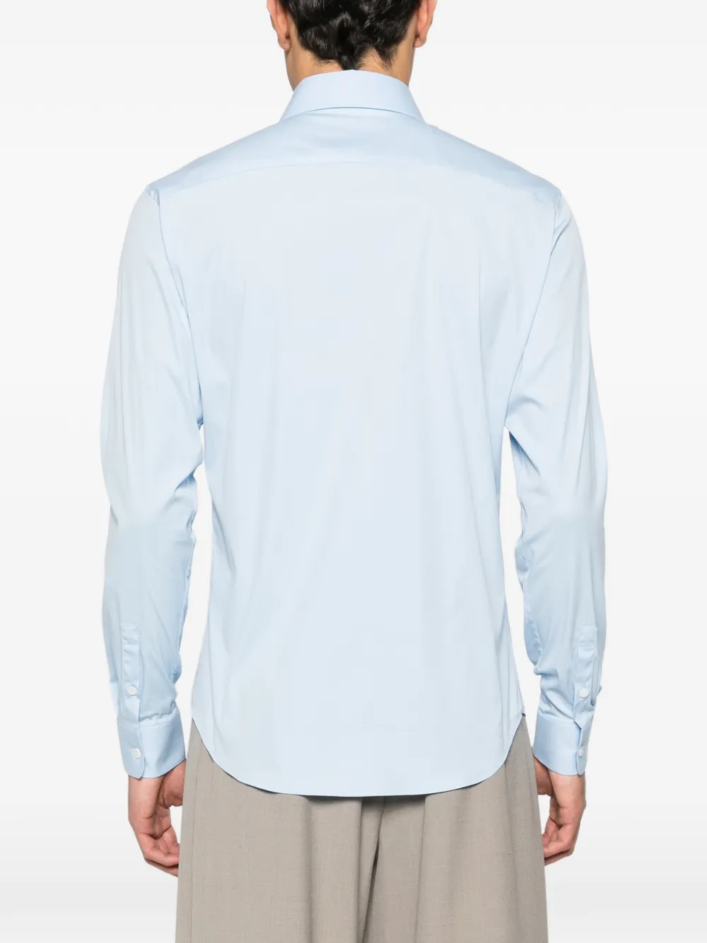 SANDRO Overhemd met lange mouwen Blauw
