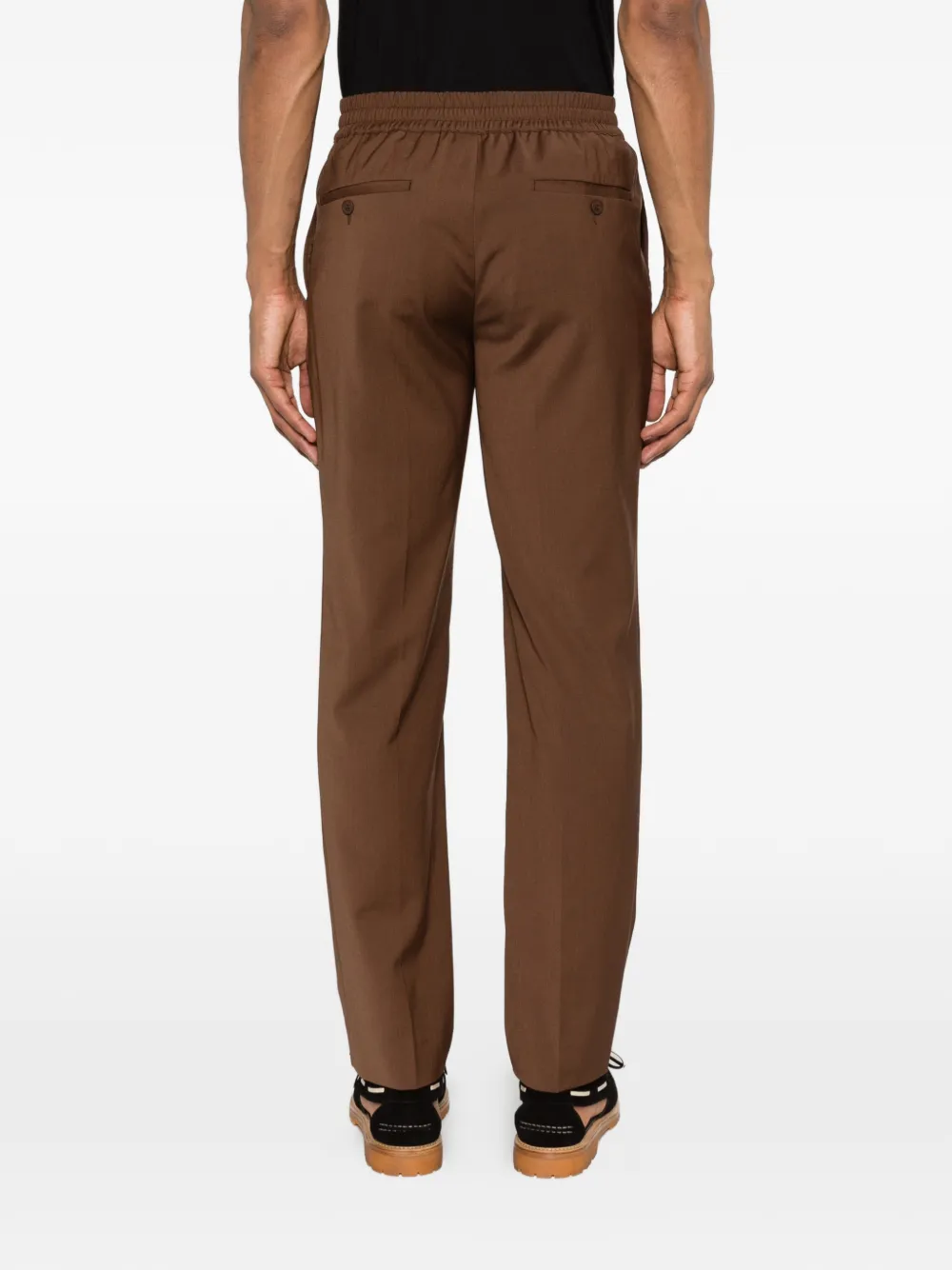 SANDRO Straight broek Bruin