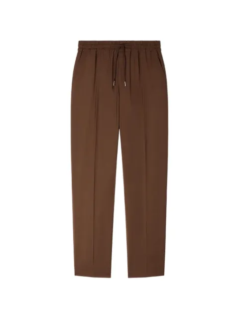 SANDRO elasticated straight-leg trousers