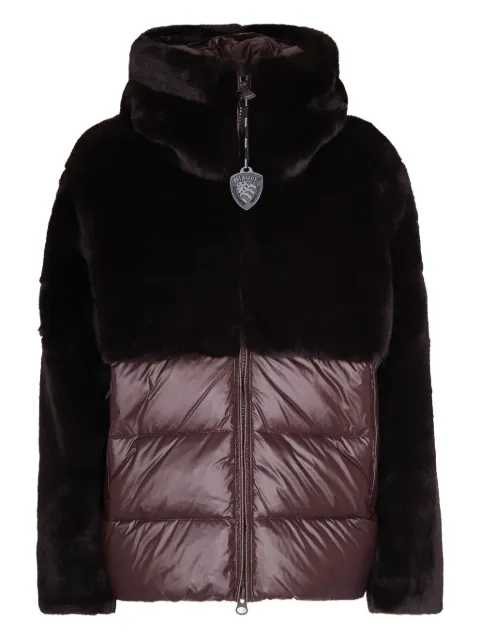 Blauer Fanevil hooded panelled jacket