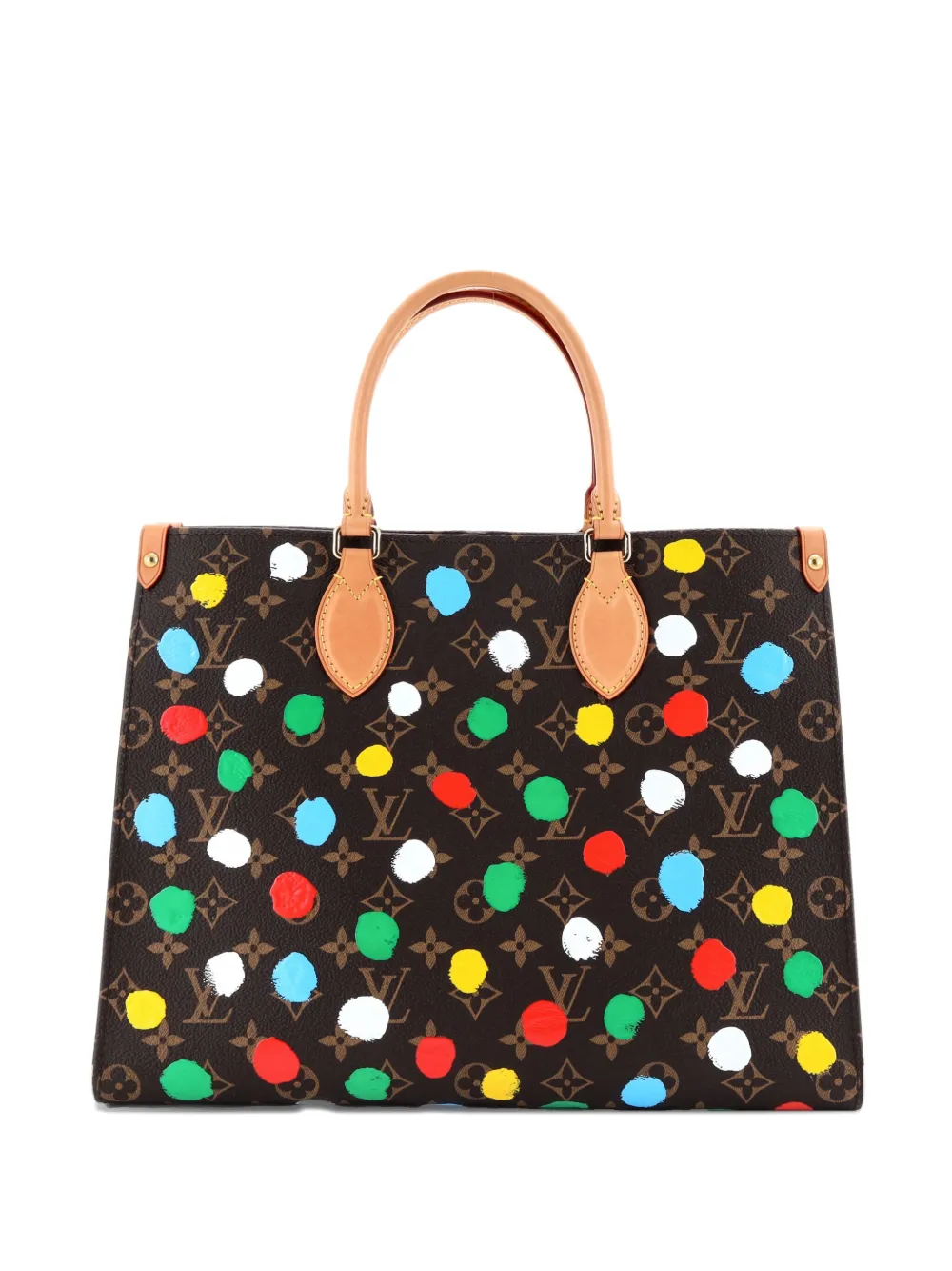 Louis Vuitton Pre-Owned OnTheGo Yayoi Kusama Painted Dots Monogram Louis Vuitton Pre-Owned OnTheGo Yayoi Kusama Painted Dots Monogram