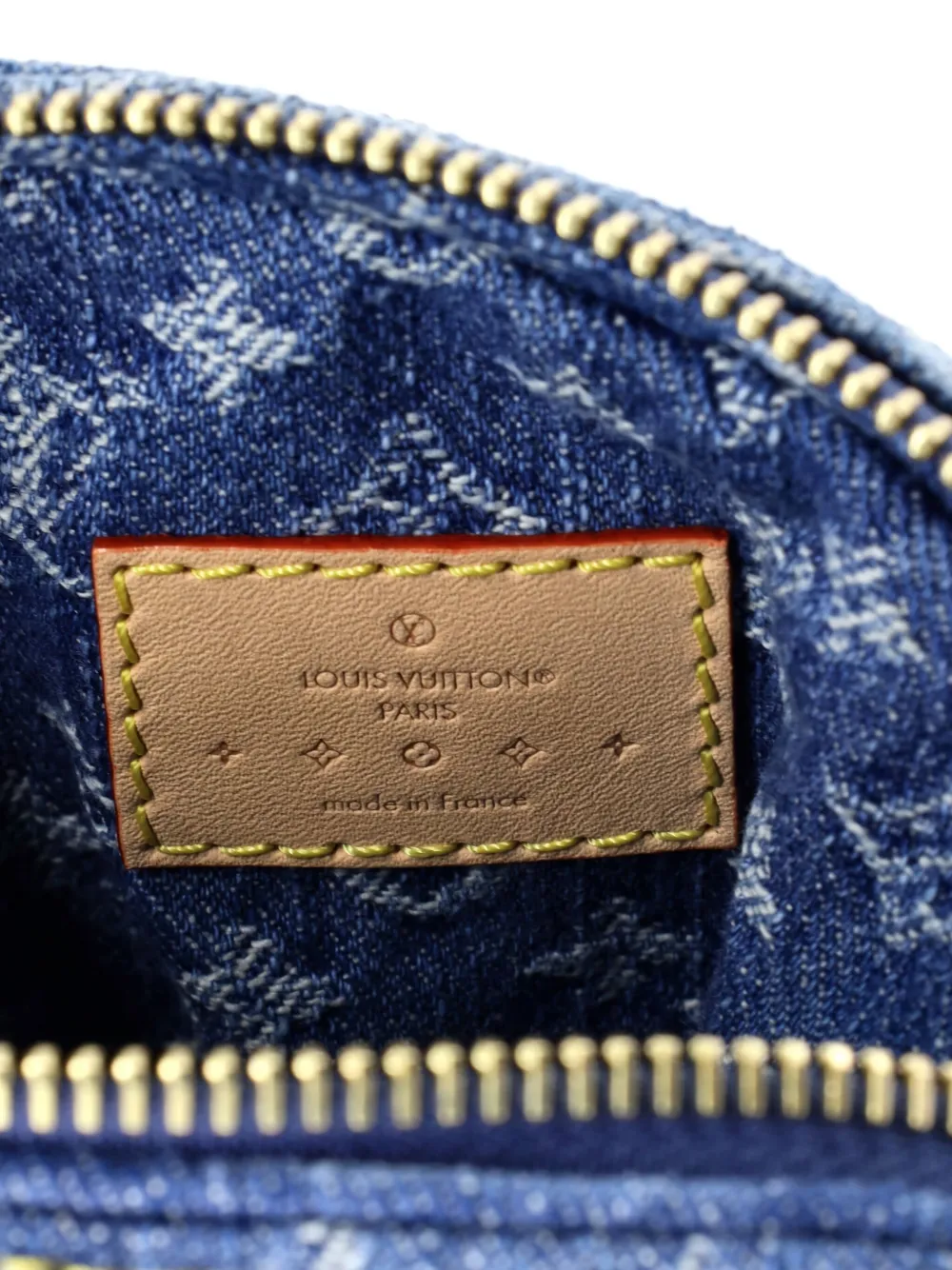 Pre-owned Louis Vuitton Camera Bag Monogram Denim Crossbody Bag In Blue