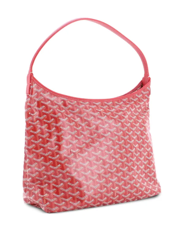 Goyard Pre-Owned Boheme Coated Canvas Hobo Bag Red FARFETCH IN
