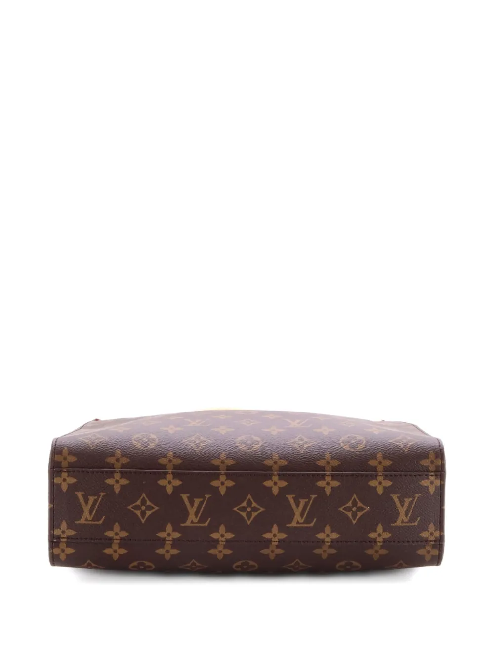 Pre-owned Louis Vuitton Sac Plat Nm Bag Monogram Canvas Pm Shoulder Bag In Brown