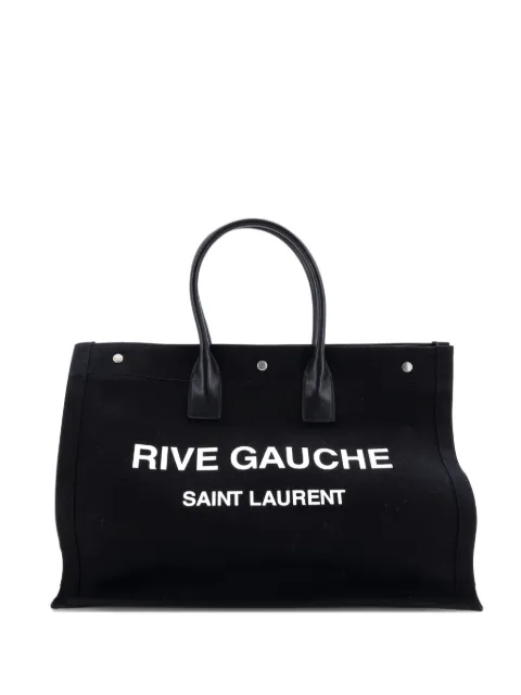 Saint Laurent Pre-Owned Rive Gauche Shopper Canvas Large tote bag