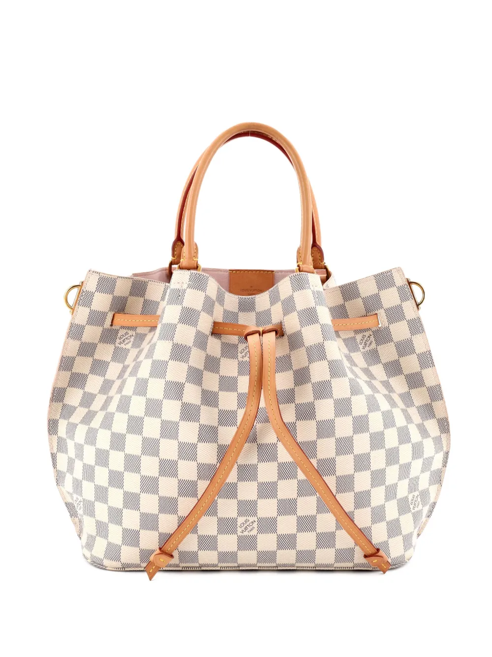 Louis Vuitton Pre-Owned Girolata Handbag Damier tote bag - ホワイト Louis Vuitton Pre-Owned Girolata Handbag Damier tote bag - ホワイト