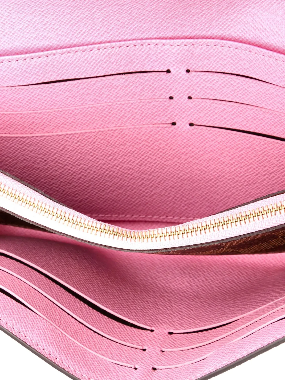 Pre-owned Louis Vuitton Sarah Wallet Limited Edition Vivienne Xmas Damier Small Wallets In Pink