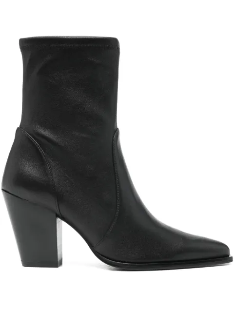 Stuart Weitzman 85mm pointed ankle boots