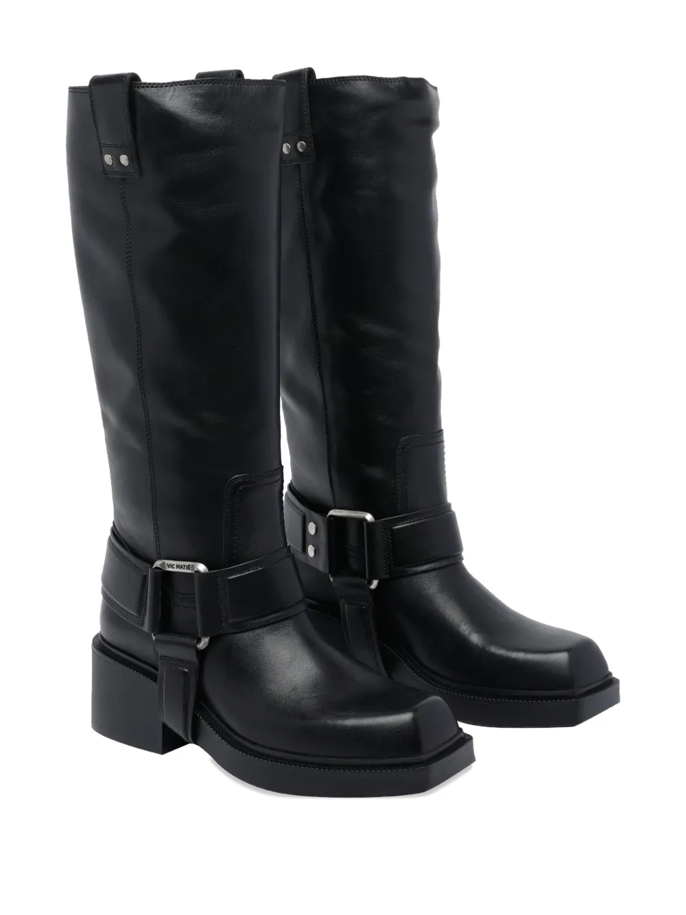 Vic Matie 55mm Pampas Leather Boots In Multi