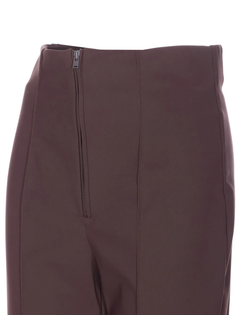 Fendi High-waisted Ski Trousers In Brown