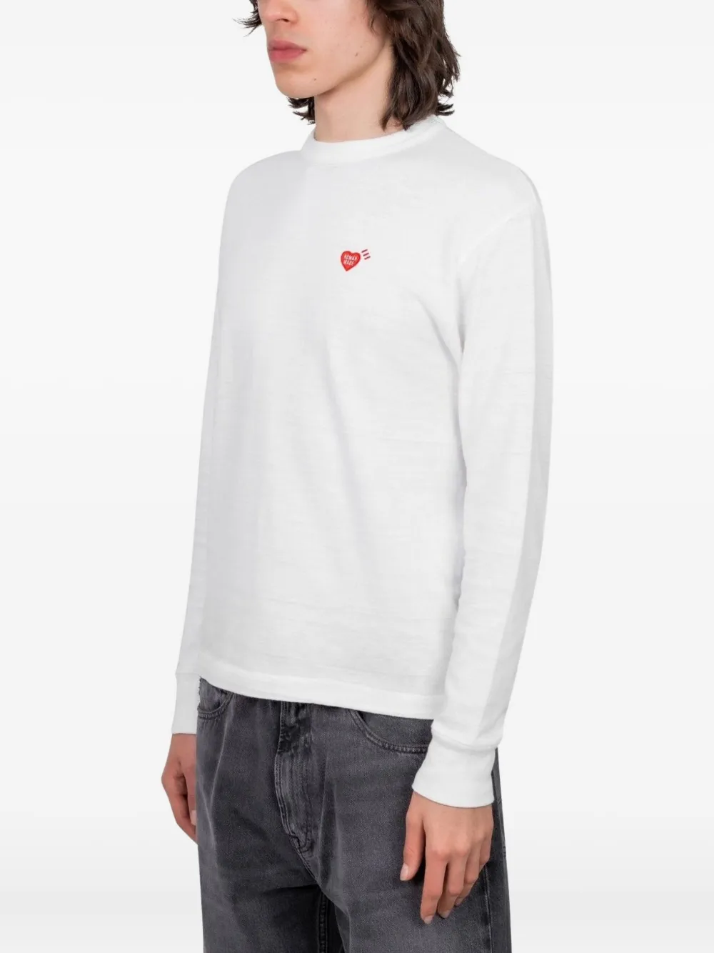 Human Made graphic-print long-sleeve T-shirt - Wit