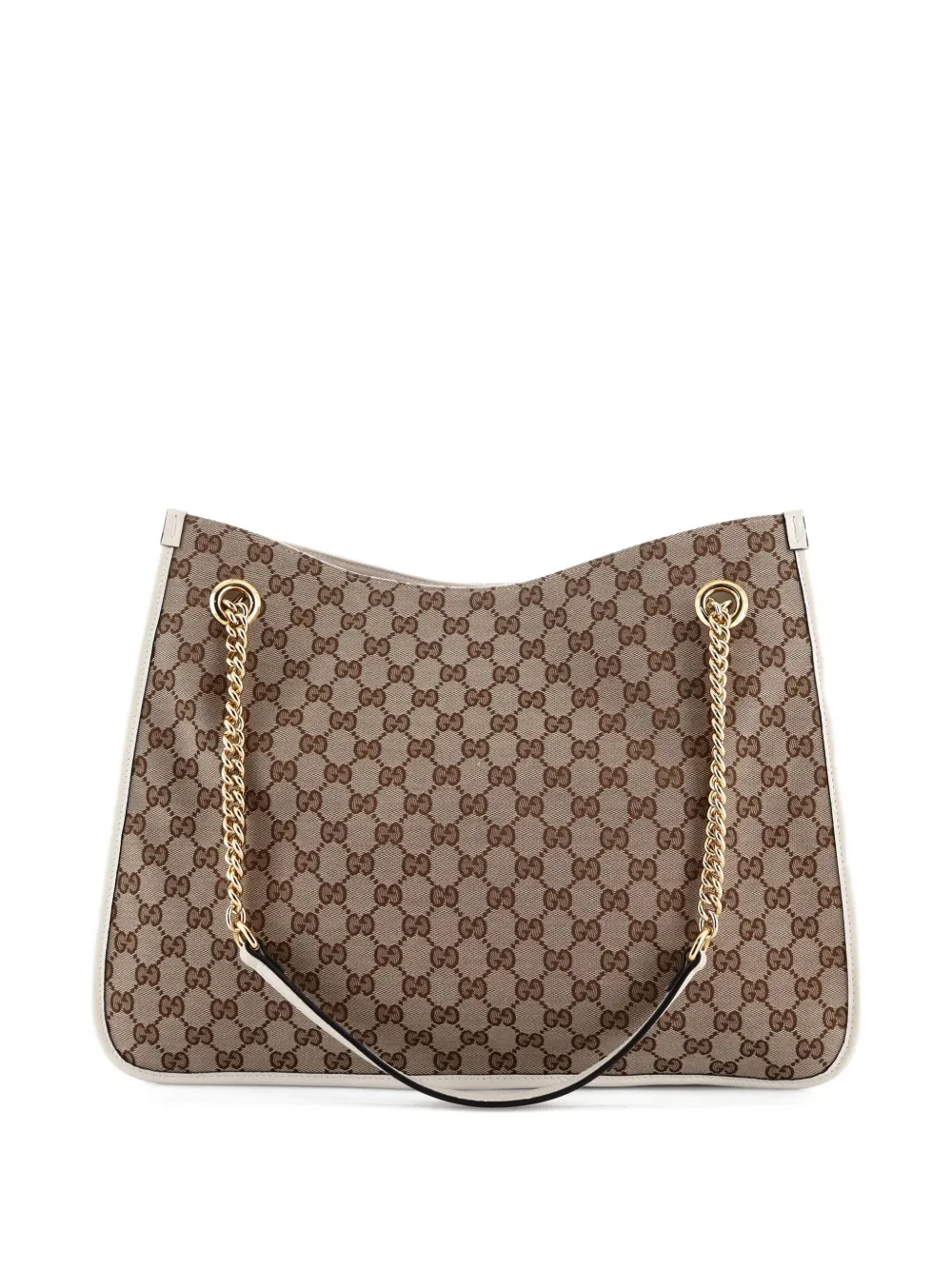 Gucci Pre-Owned Horsebit 1955 Chain GG Canvas with Leather Large tote bag | Pre-Owned | Image 2