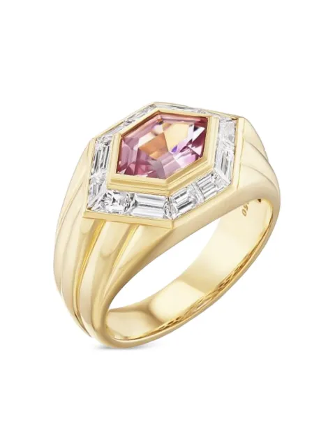 Sorellina 18K yellow gold Malaya diamond ring