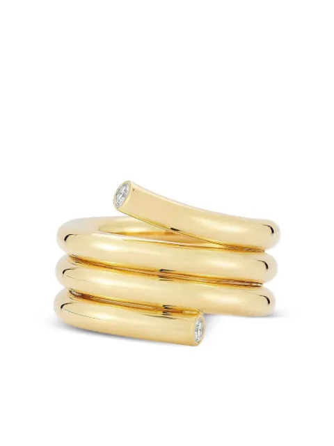 Walters Faith 18K yellow gold Spiral Thoby diamond ring