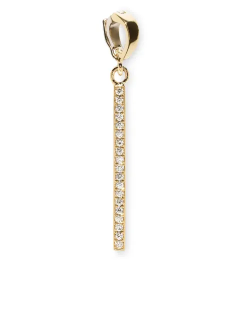 Azlee 18K yellow gold Beam diamond pendant 