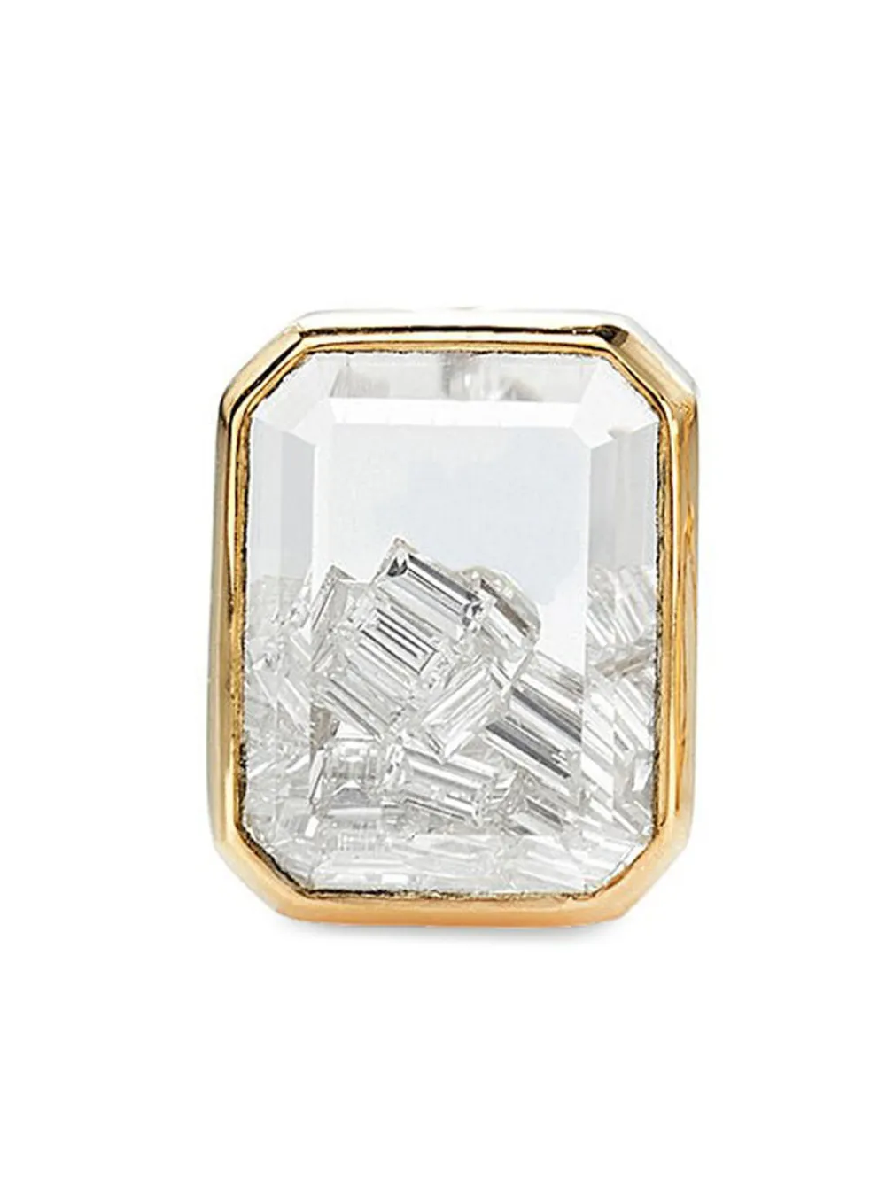 Moritz Glik boucles d'oreilles en or 18ct Shaker à saphirs et diamants | Image 2