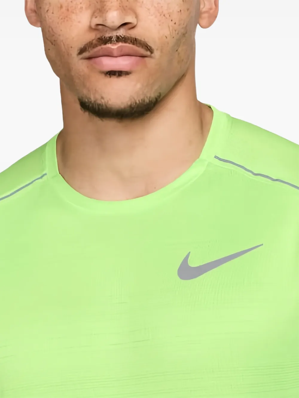 Nike Dri-fit Milet T-shirt met logoprint Groen
