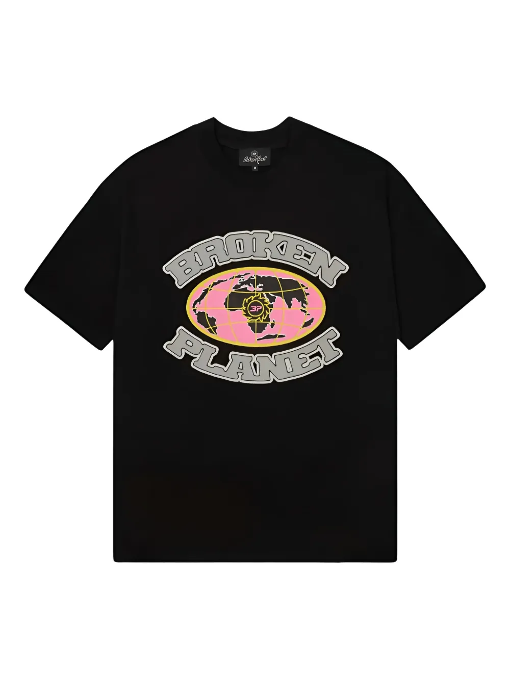 BROKEN PLANET playera con logo estampado | negro | Image 1