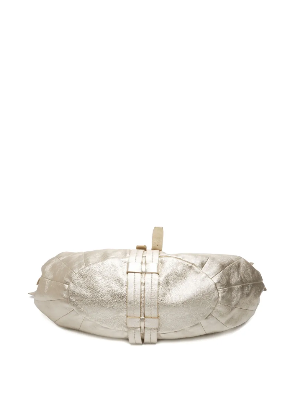 Pre-owned Ferragamo 2015-2020 Ganchini Chain Shoulder Bag In Gold