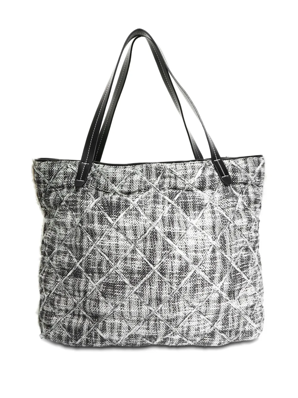 CHANEL Pre-Owned 2000s-2020s tweed shopper - Wit