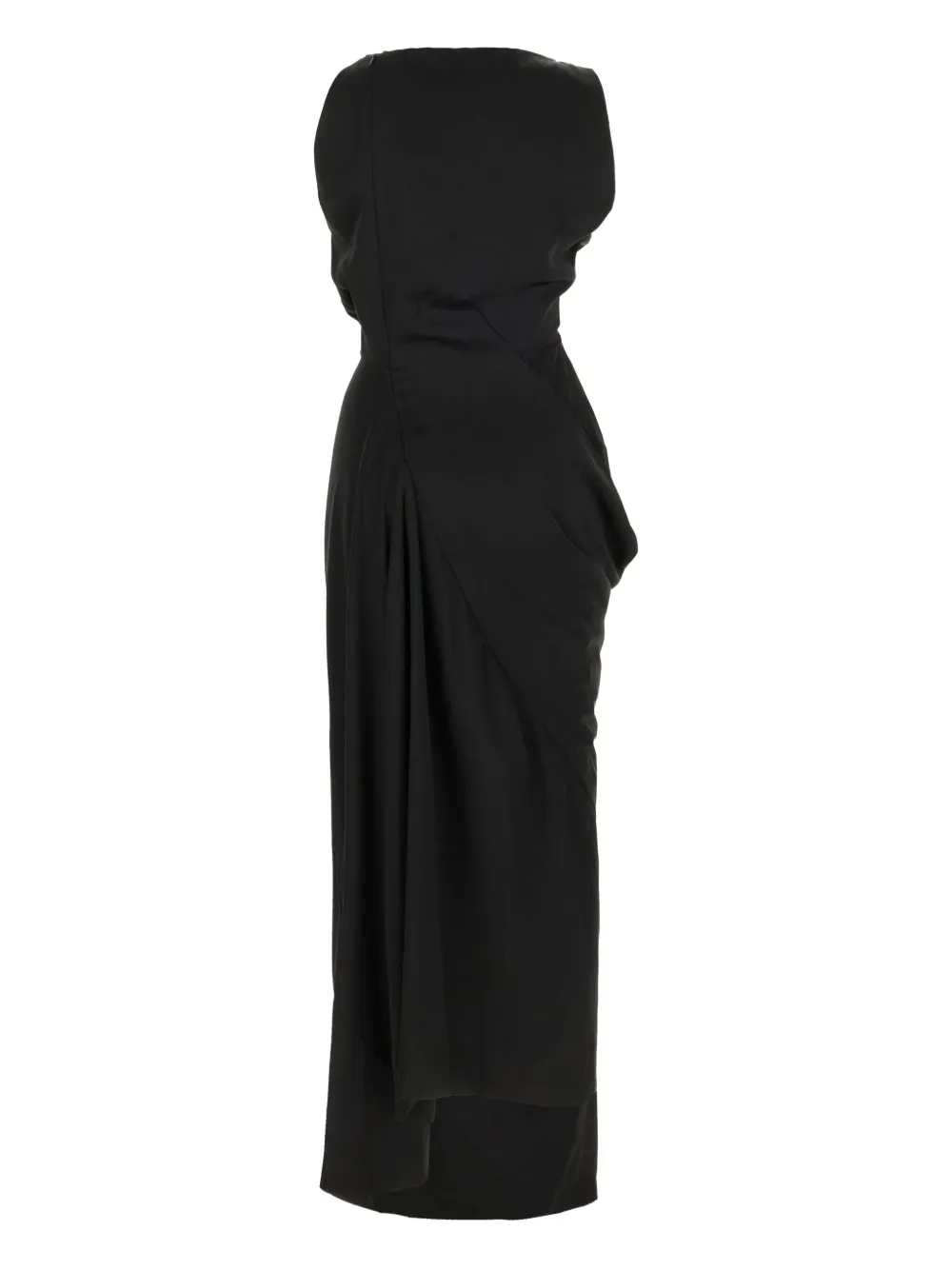 Vivienne Westwood Long Fond gedrapeerde jurk - Zwart