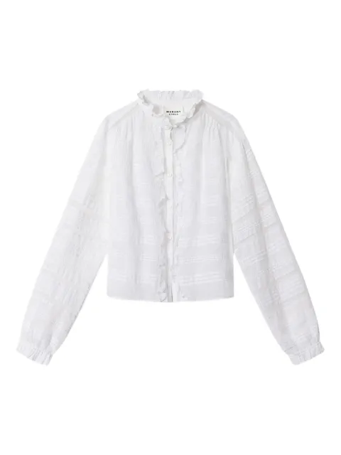 MARANT ÉTOILE Peline ruffled shirt