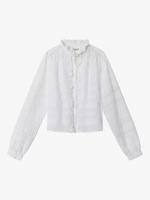 MARANT ÉTOILE Peline 荷叶边衬衫