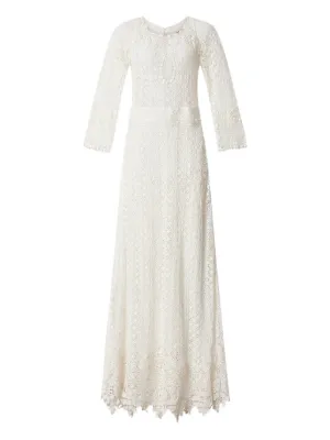 Gisole Dress - Female - Ecru - Size 44 - Isabel Marant Gisole Dress - Female - Ecru - Size 44 - Isabel Marant