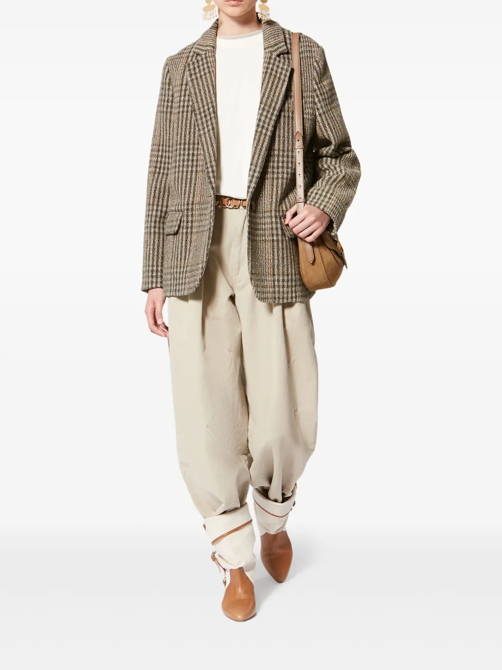 Isabel Marant Étoile Charlyne Blazer In Brown