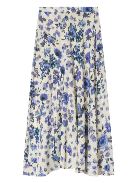 ISABEL MARANT x Sakura floral slit skirt