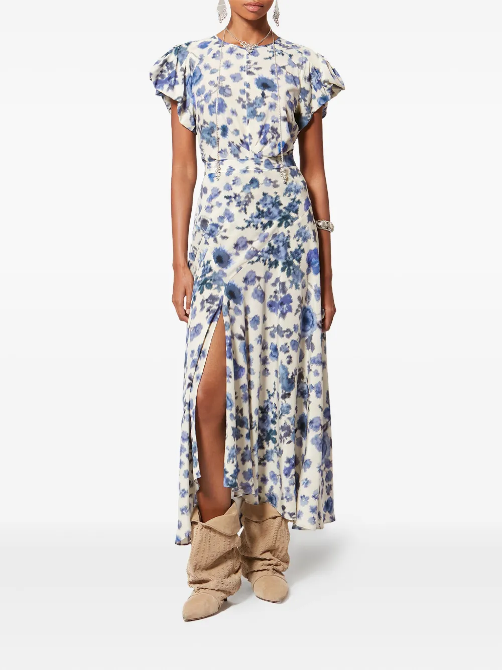 ISABEL MARANT falda con abertura floral en colaboración con Sakura | Faldas rectas | Image 2