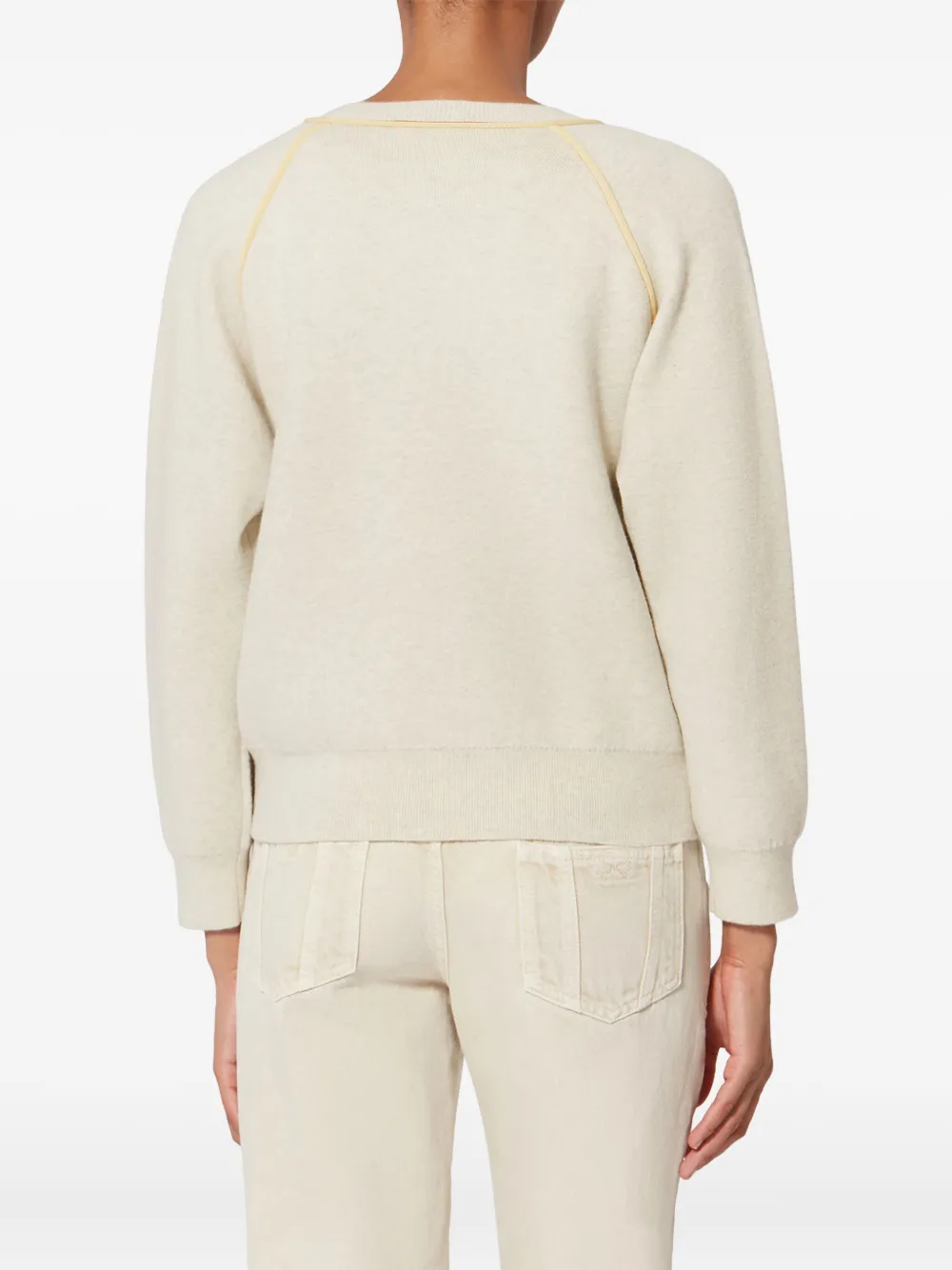 Isabel Marant Étoile Loriby Logo Sweater In Neutral