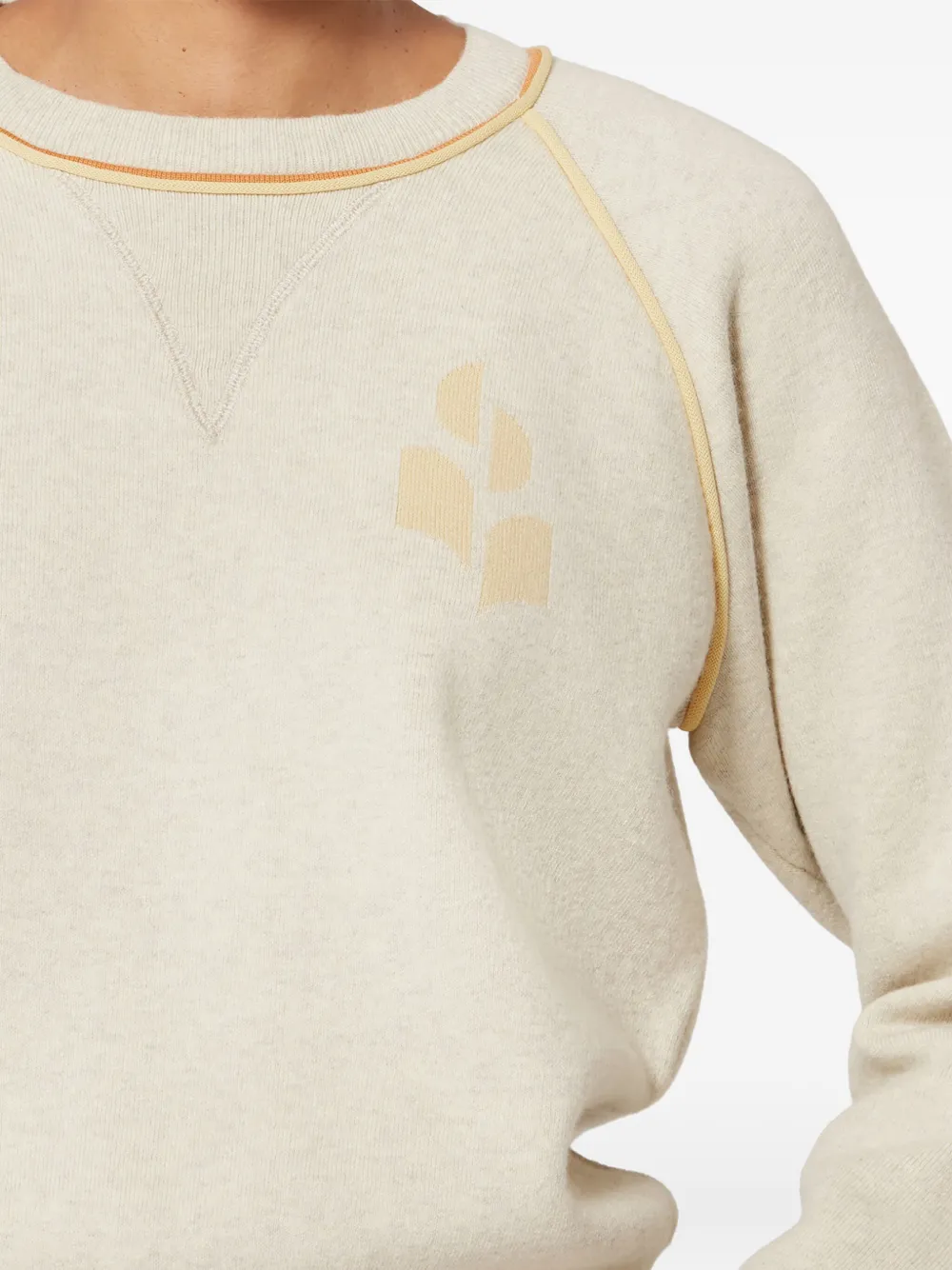 Isabel Marant Étoile Loriby Logo Sweater In Neutral