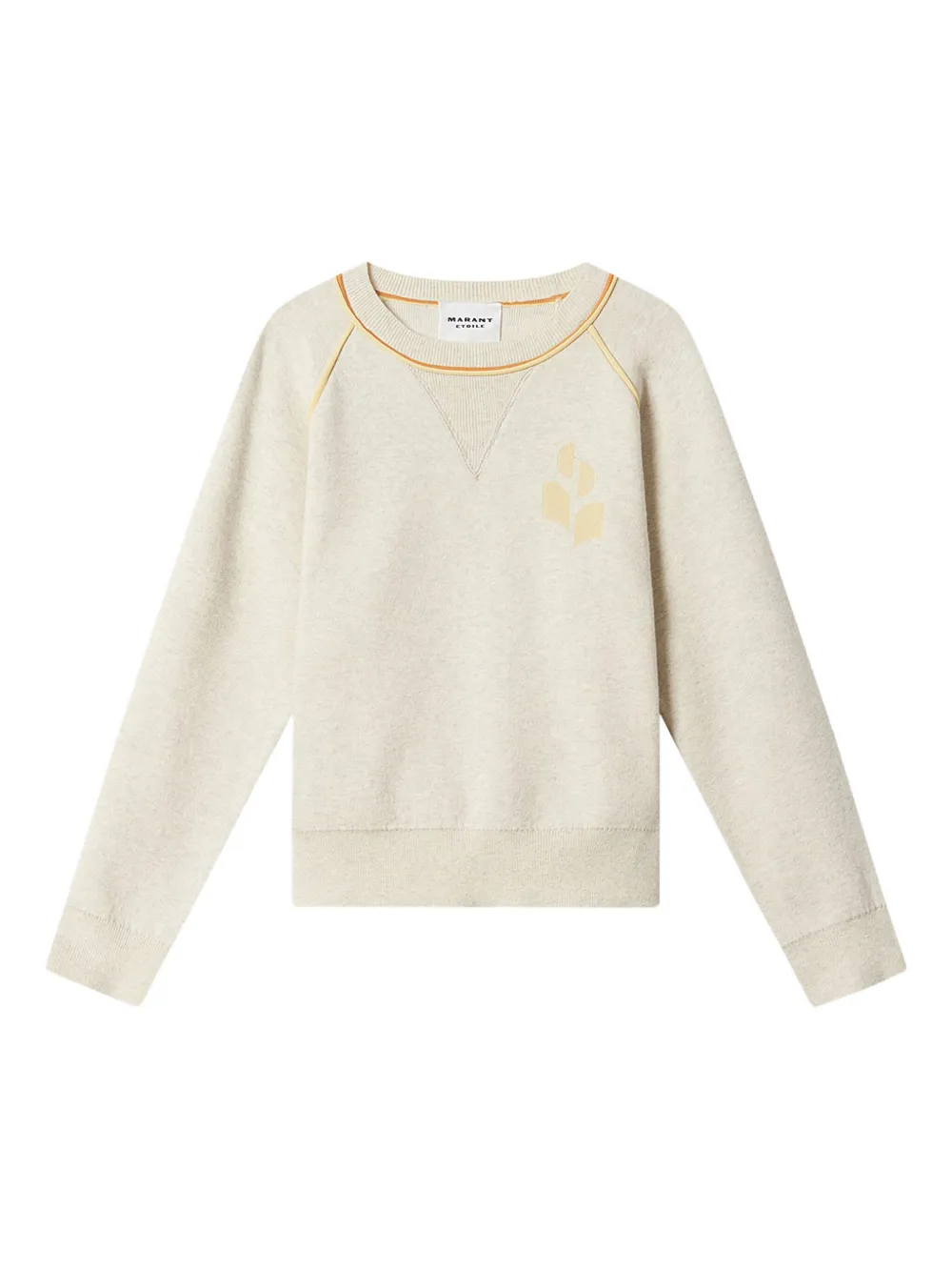 Isabel Marant Étoile Loriby Logo Sweater In Neutral