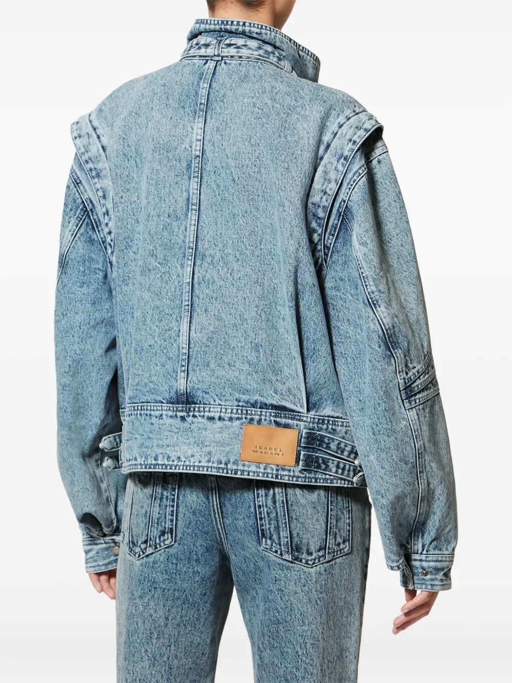 Isabel Marant Étoile Joseline Zipped Jacket In Blue