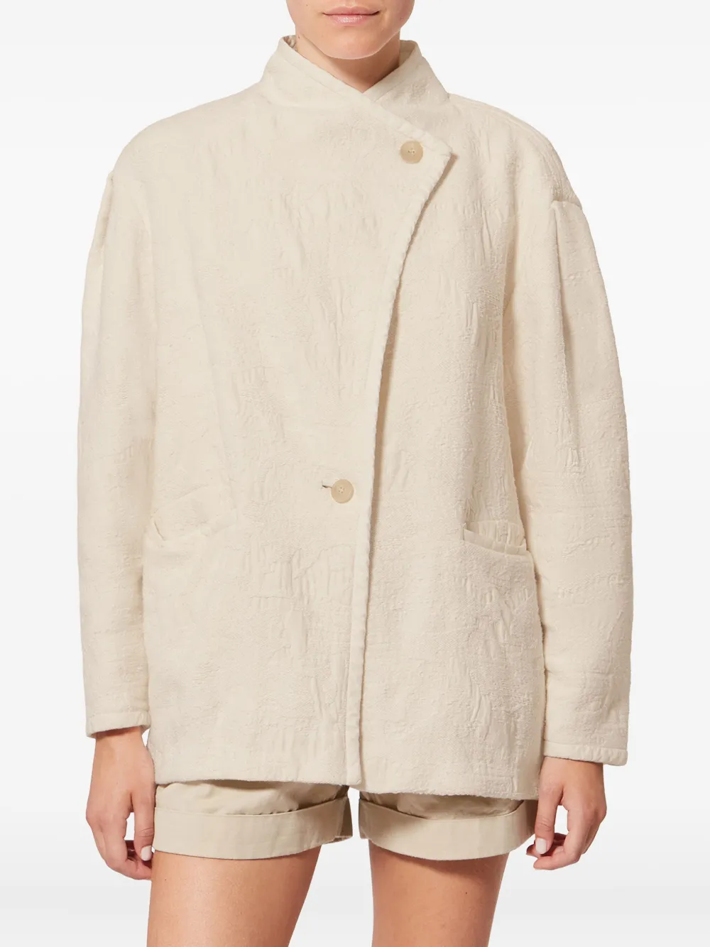  Marant étoile Uadie Button-fastening Jacket - Neutrals 