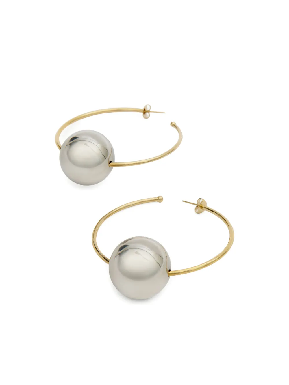 Isabel Marant Elina Large Hoops Earrings In Gold