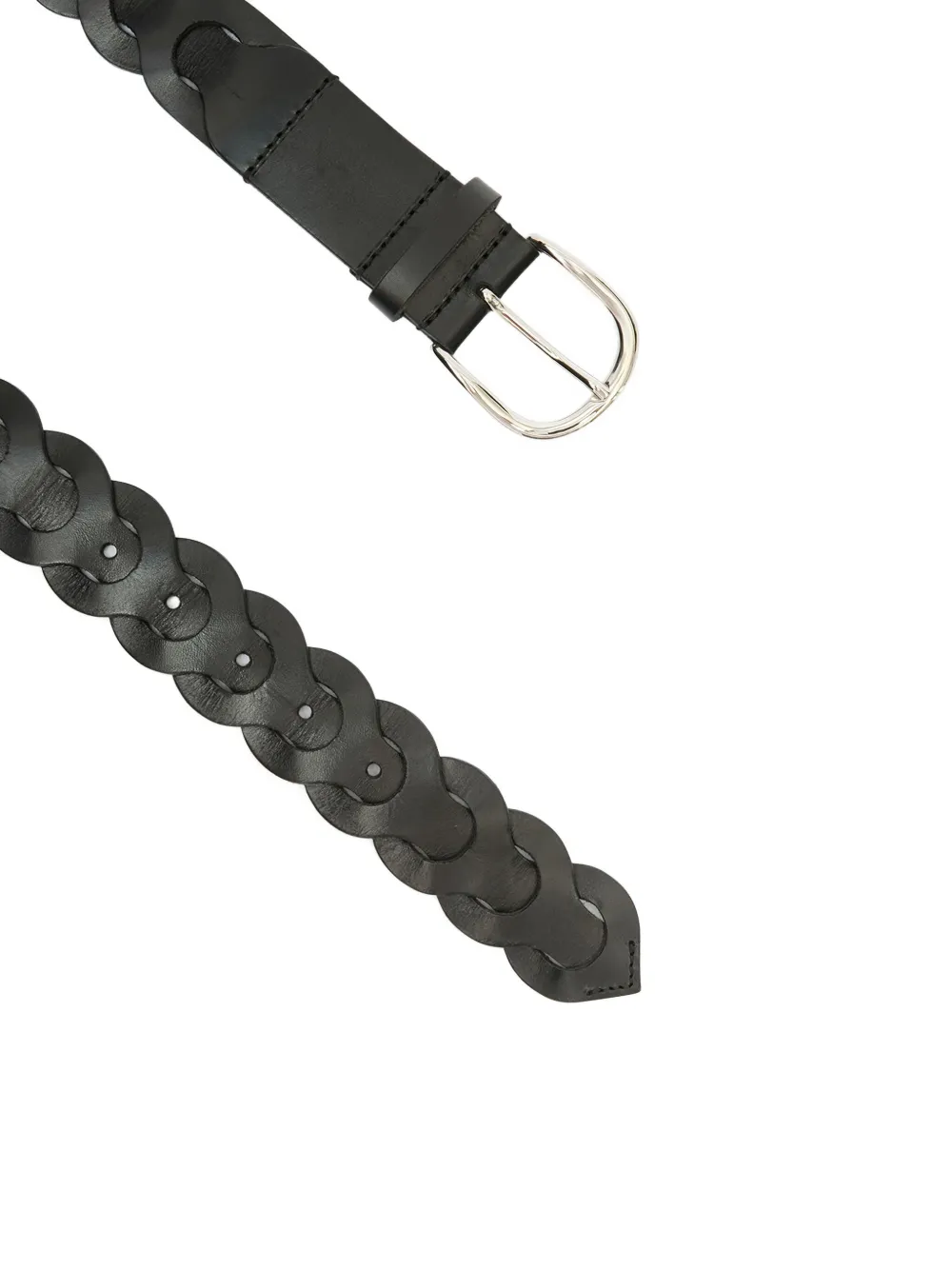  Isabel Marant Edena Leather Belt - Blue 