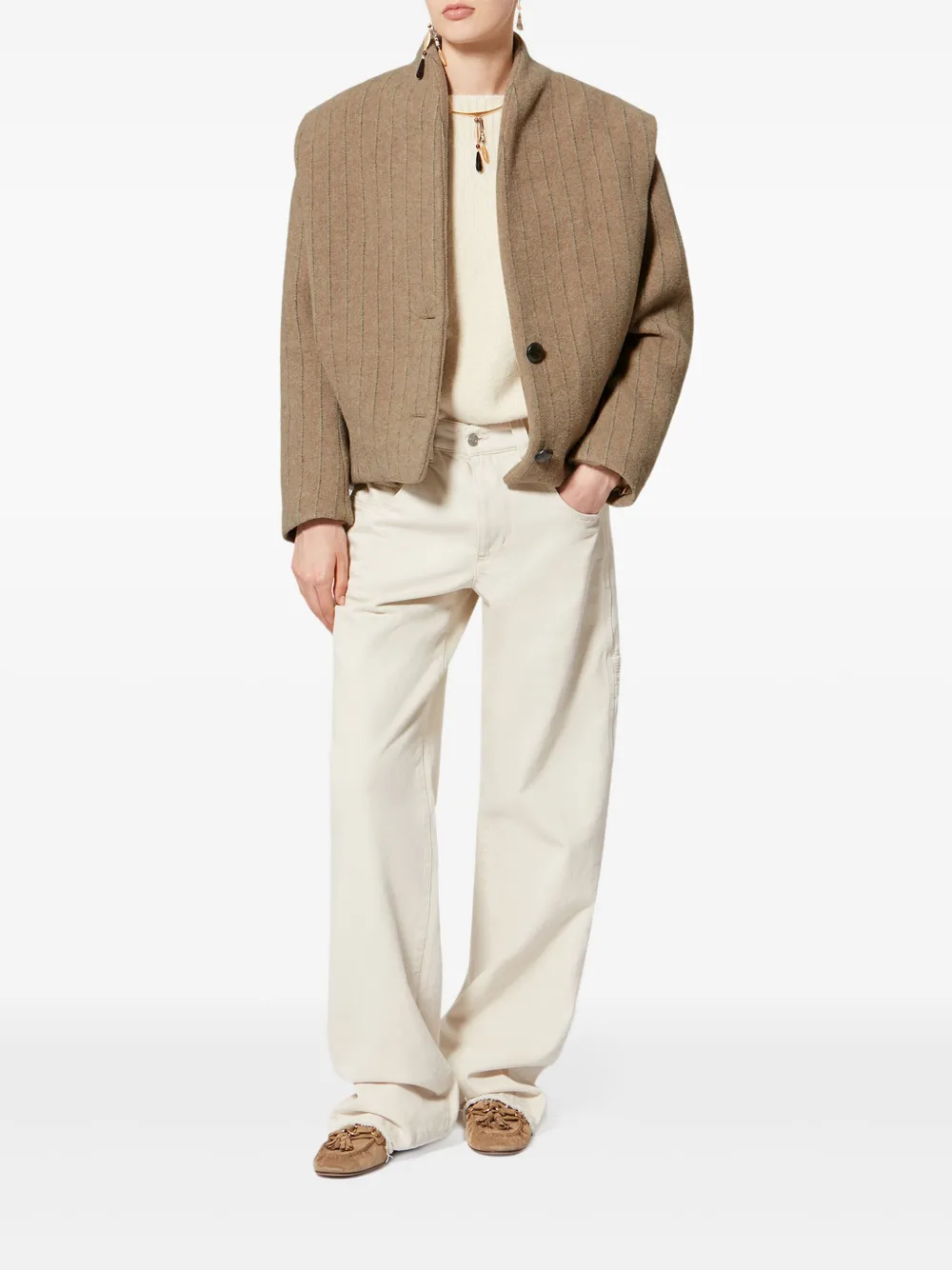 ISABEL MARANT Dyogo striped jacket | Oversized Jackets | Image 2