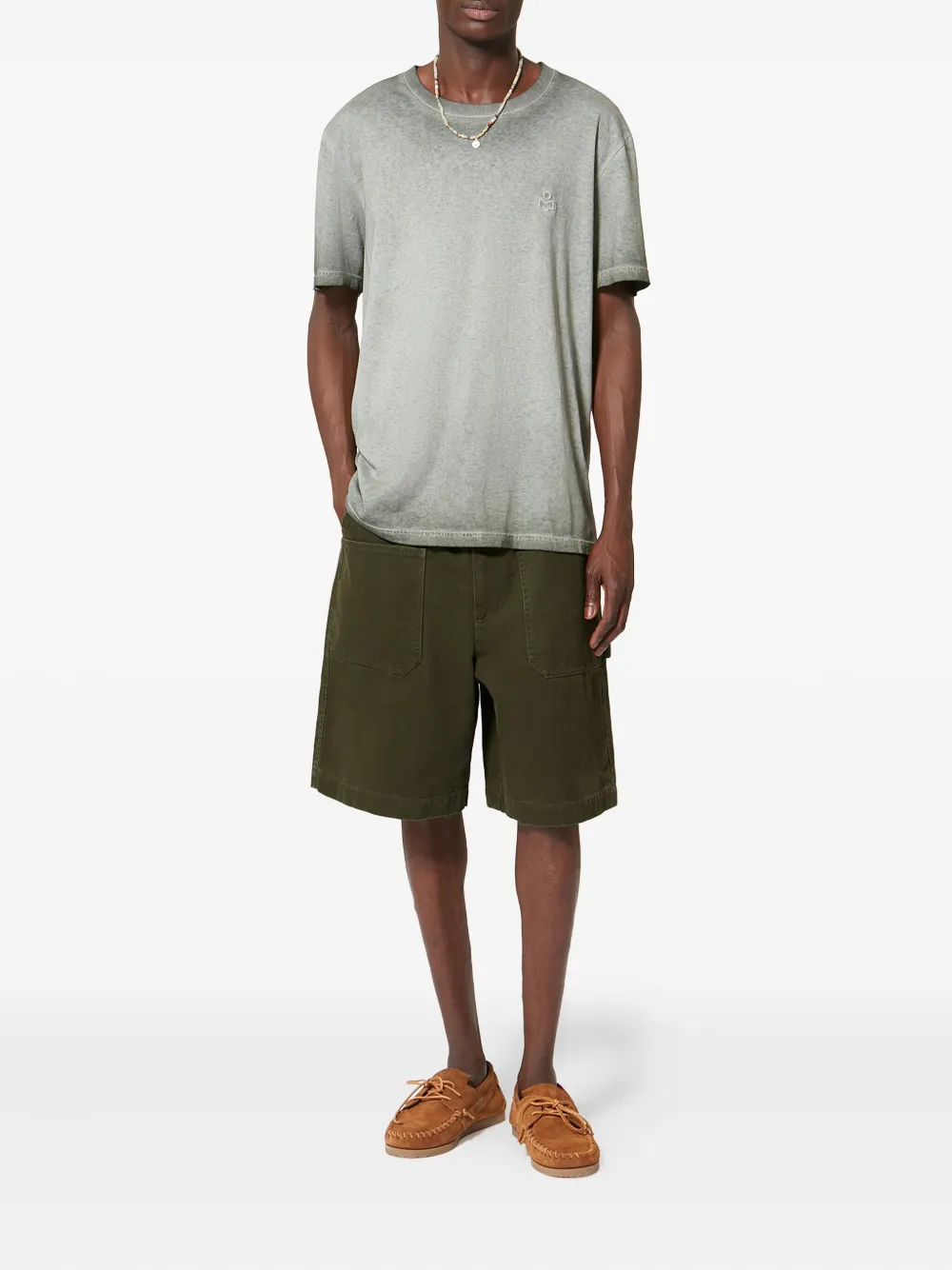 MARANT Akyle katoenen shorts - Groen