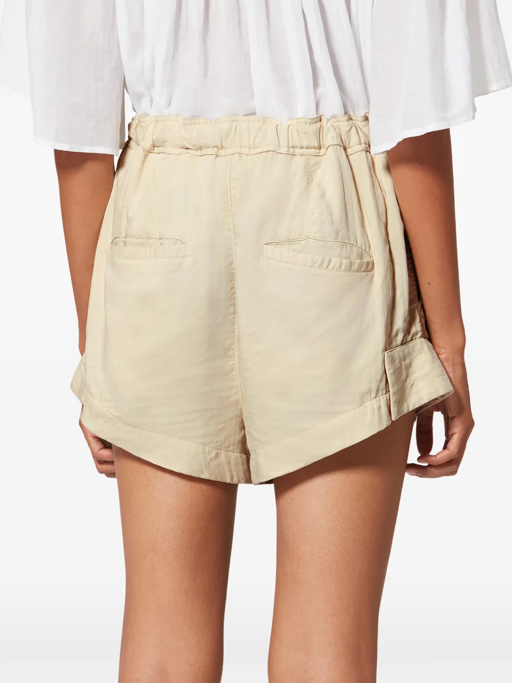  Marant étoile Birva Tie-waist Shorts - Neutrals 